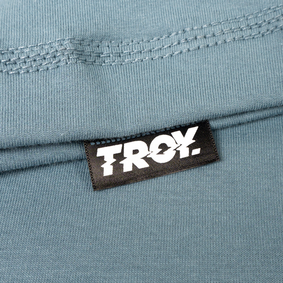 Troy Company Tshirt Mineral Blue Addicted - Kaos Lengan Pendek Kaos Biru Mineral MTD 2821