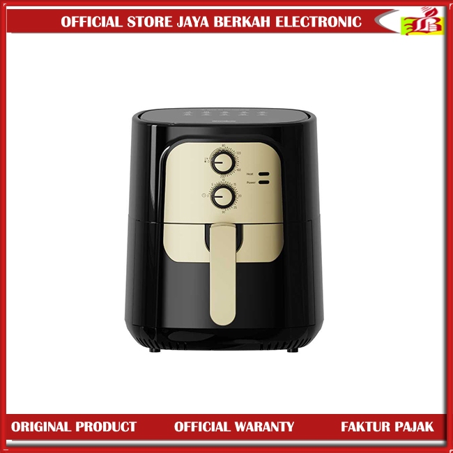 GAABOR Air Fryer 6.5L AIR FRYER Low Watt PENGGORENG TANPA MINYAK AIRFRYER GAABOR AF65M-BK01A AIR FRY