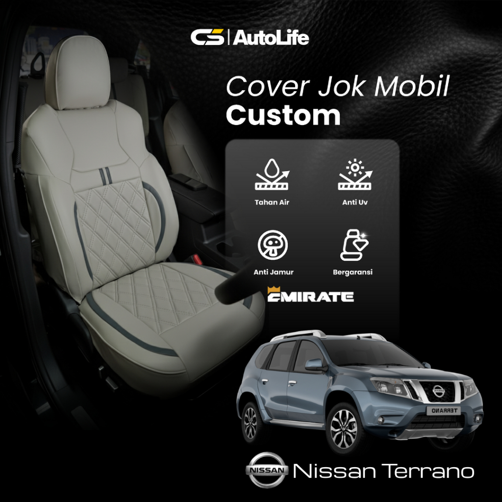 Sarung Jok Mobil / Cover Jok Mobil Nissan Terrano - CS Autolife