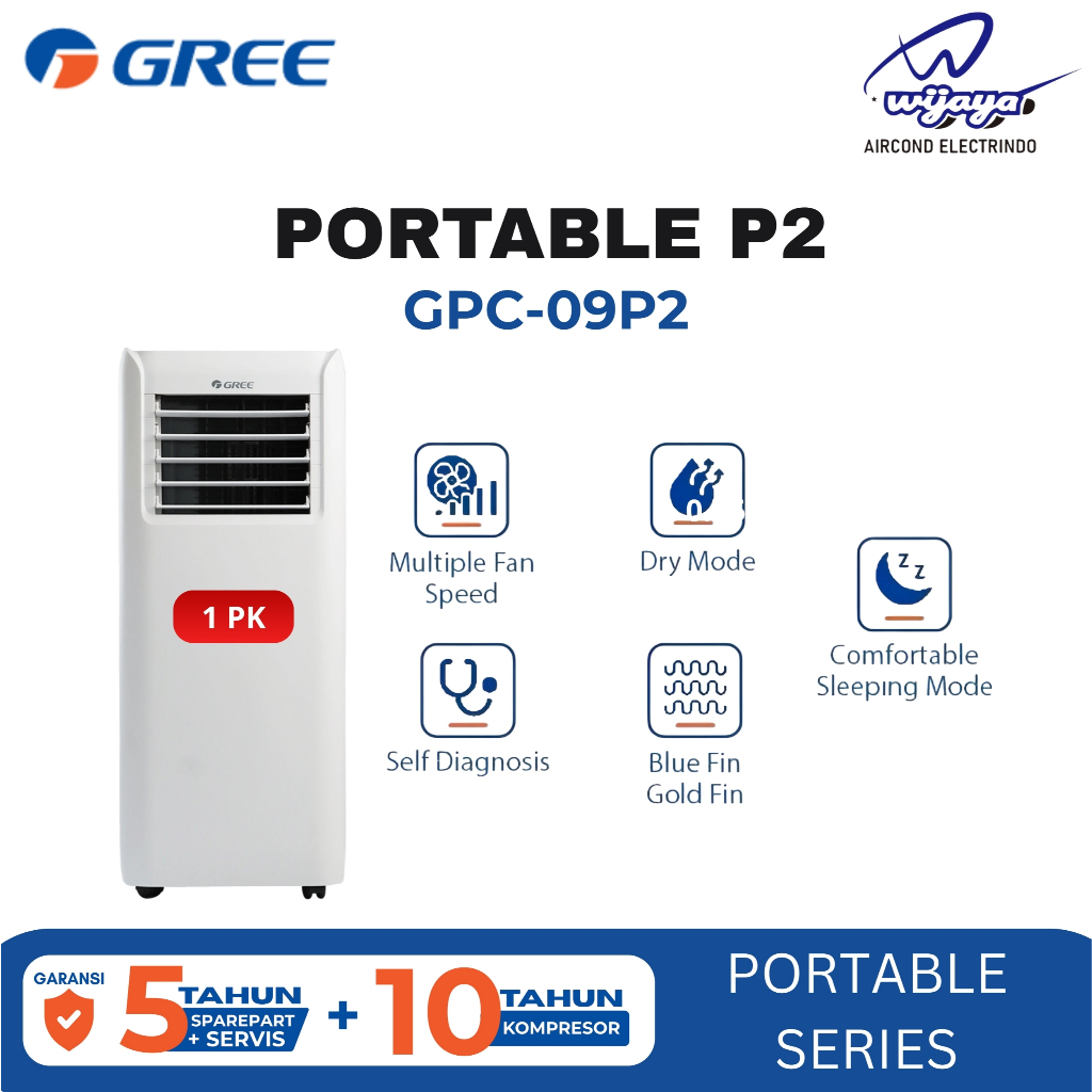 AC GREE Portable 1 PK - Model GPC-09P2