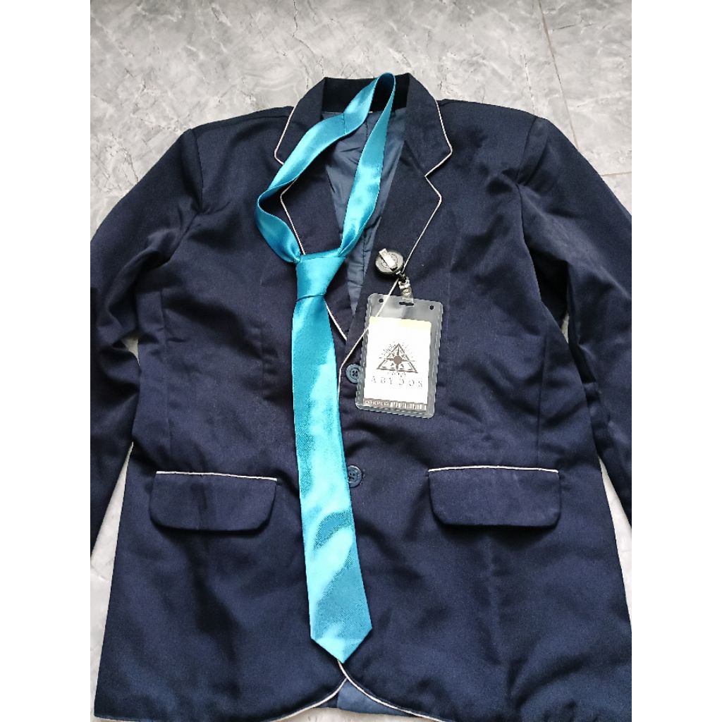 [REAL PIC] Cosplay Jas/Blazer Abydos Blue Archive (Shiroko) [FREE ID CARD + DASI]SIZE M