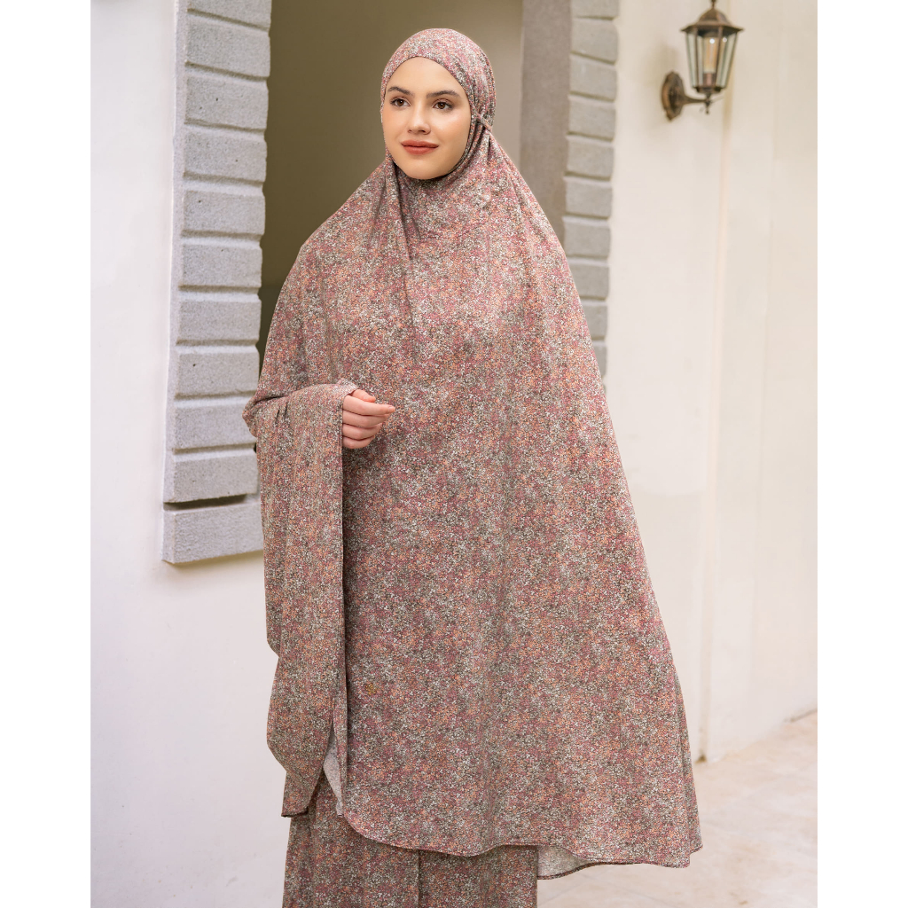 Heaven Lights - Purity Flower Prayer Set - Mukena Travel Motif