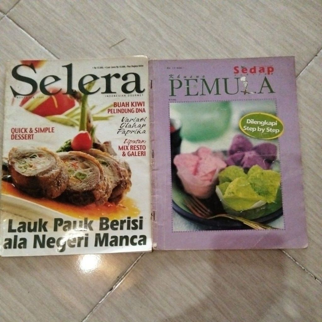 Majalah bekas Selera November 2005 & Pemula