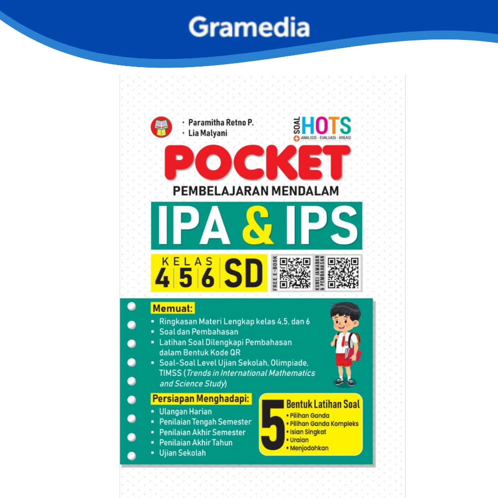 Gramedia Makassar - POCKET IPA&IPS SD KELAS 4-5-6