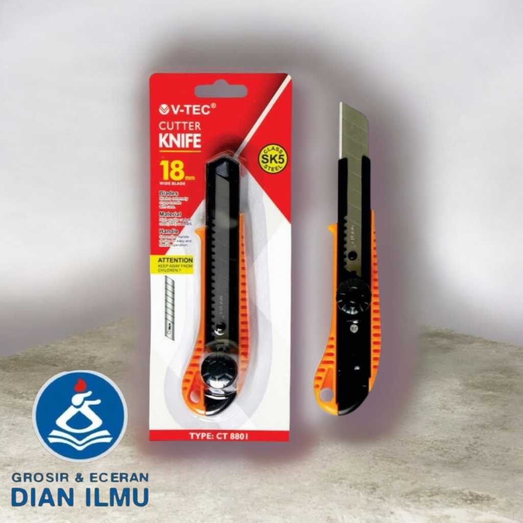 V-TEC Cutter CT 8801 Pisau Pemotong Serbaguna