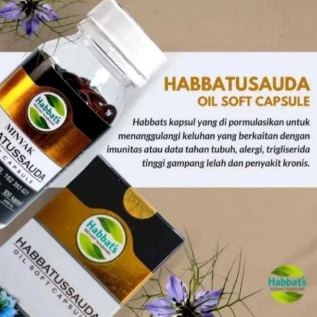 HABBAT HABBATUSSAUDA OIL SOFT CAPSULE MINYAK HABBATUSSAUDA ISI100 / HABBATUSSAUDA OIL