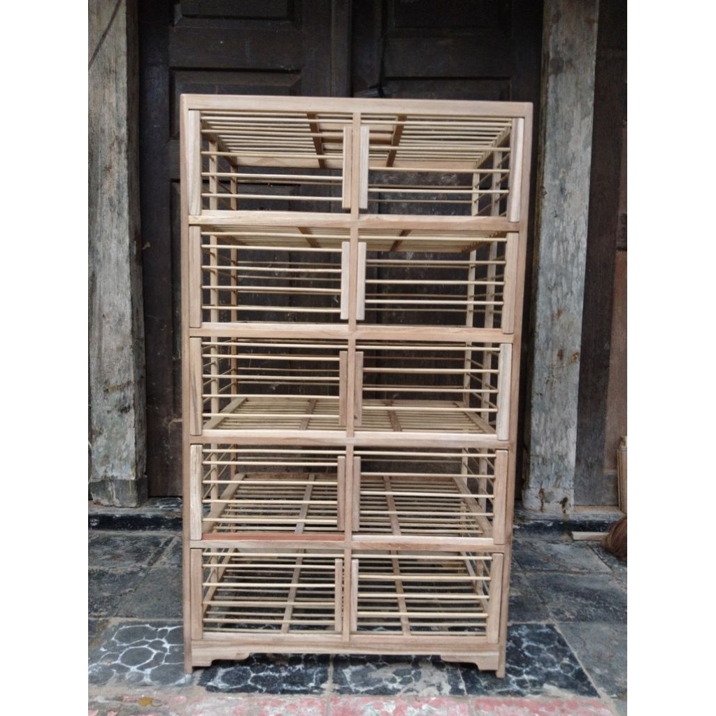 Dongdang pelepas merpati 10 pintu/10 kamar (Sangkar Sudah Jadi siap pakai)