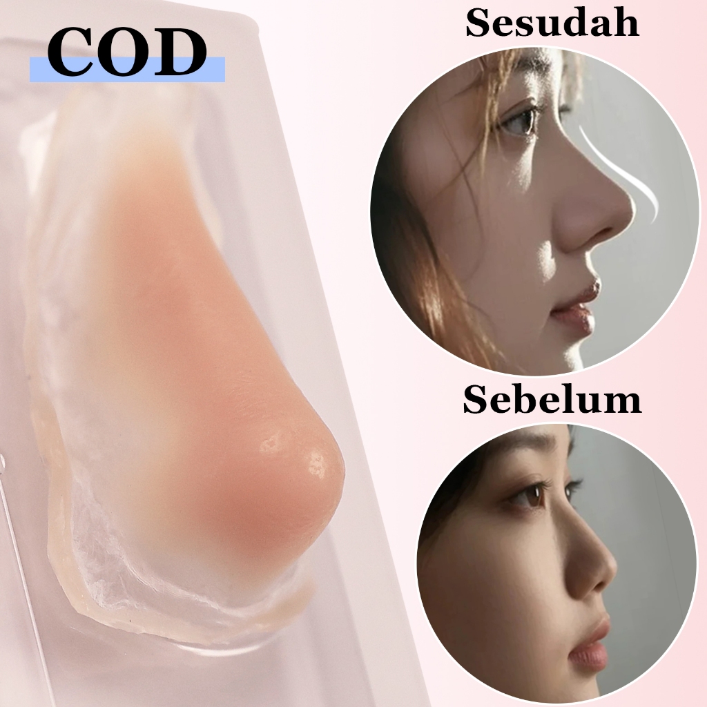 Cosplay Anime Hidung Palsu Silikon Tempel Alat Pemancung Hidung Mancung Instan Nose Up 3D SFX Makeup