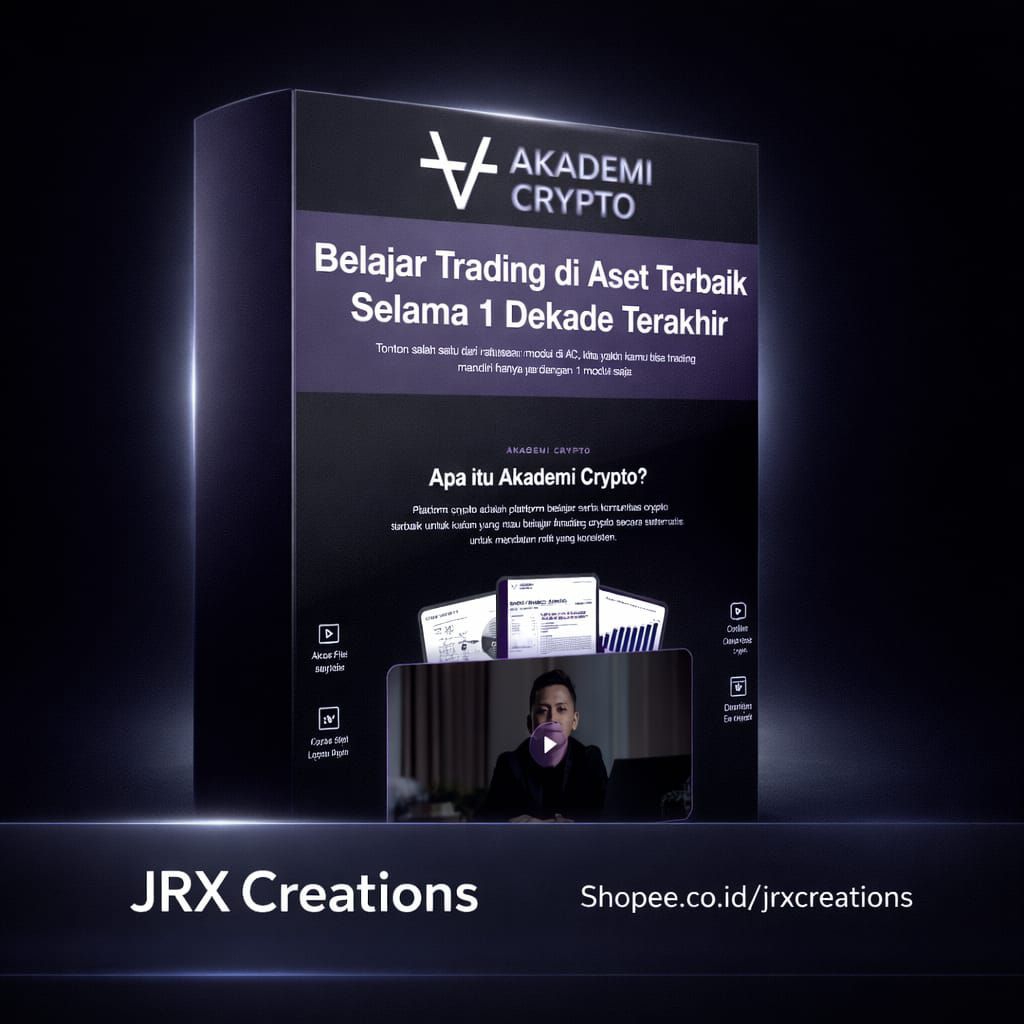 MODUL AKADEMI CRYPTO UPDATE 2024 + BONUS AKADEMI CRYPTO 5 IN 1