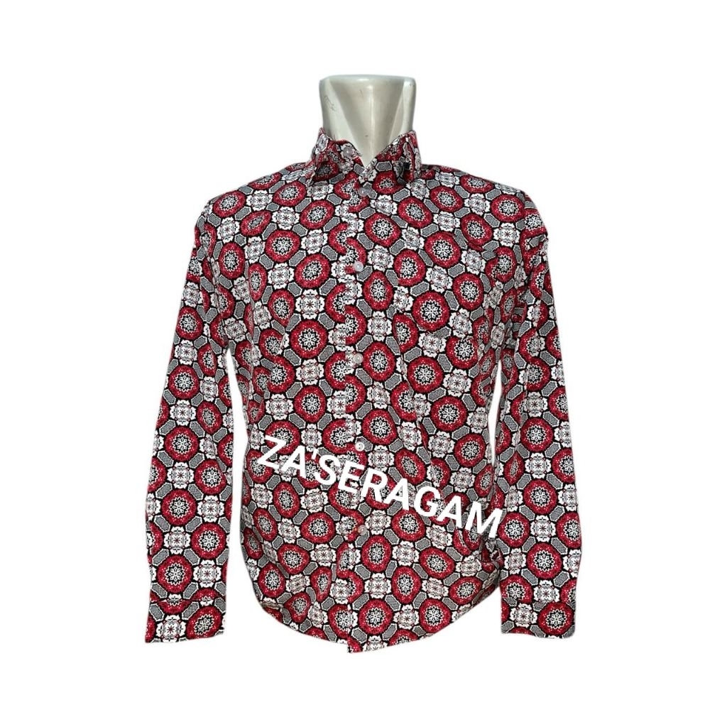 BATIK SD MI DINIYAH/BatikSeragamSekolah/BajuBatikSekolah SD/MATAHARI MERAH