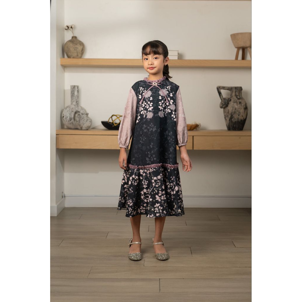 wearing klamby siara dress anak