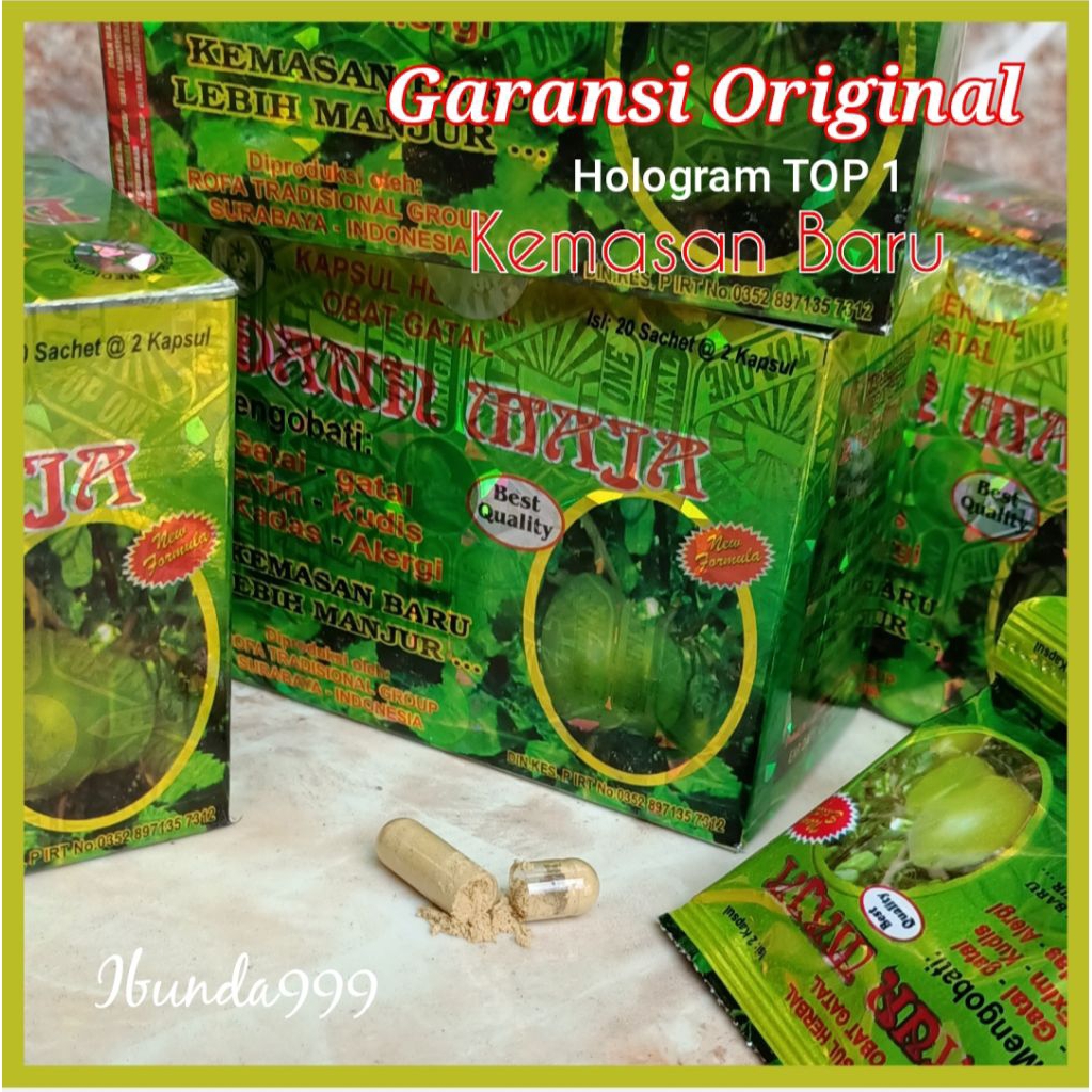 OBAT GATAL HERBAL / KAPSUL DAUN MAJA ASLI ORIGINAL GARANSI