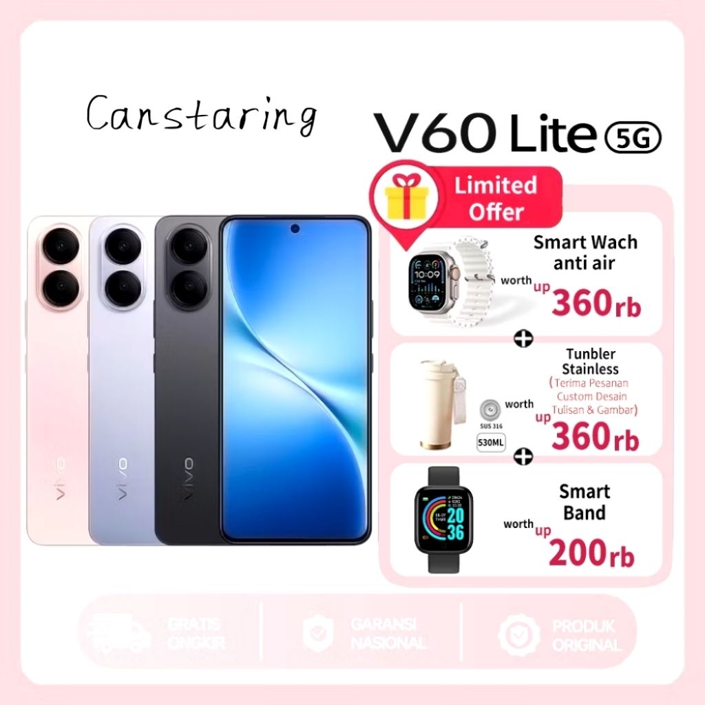 Vivo V60 Lite 5G 6GB+253GB Second Vivo