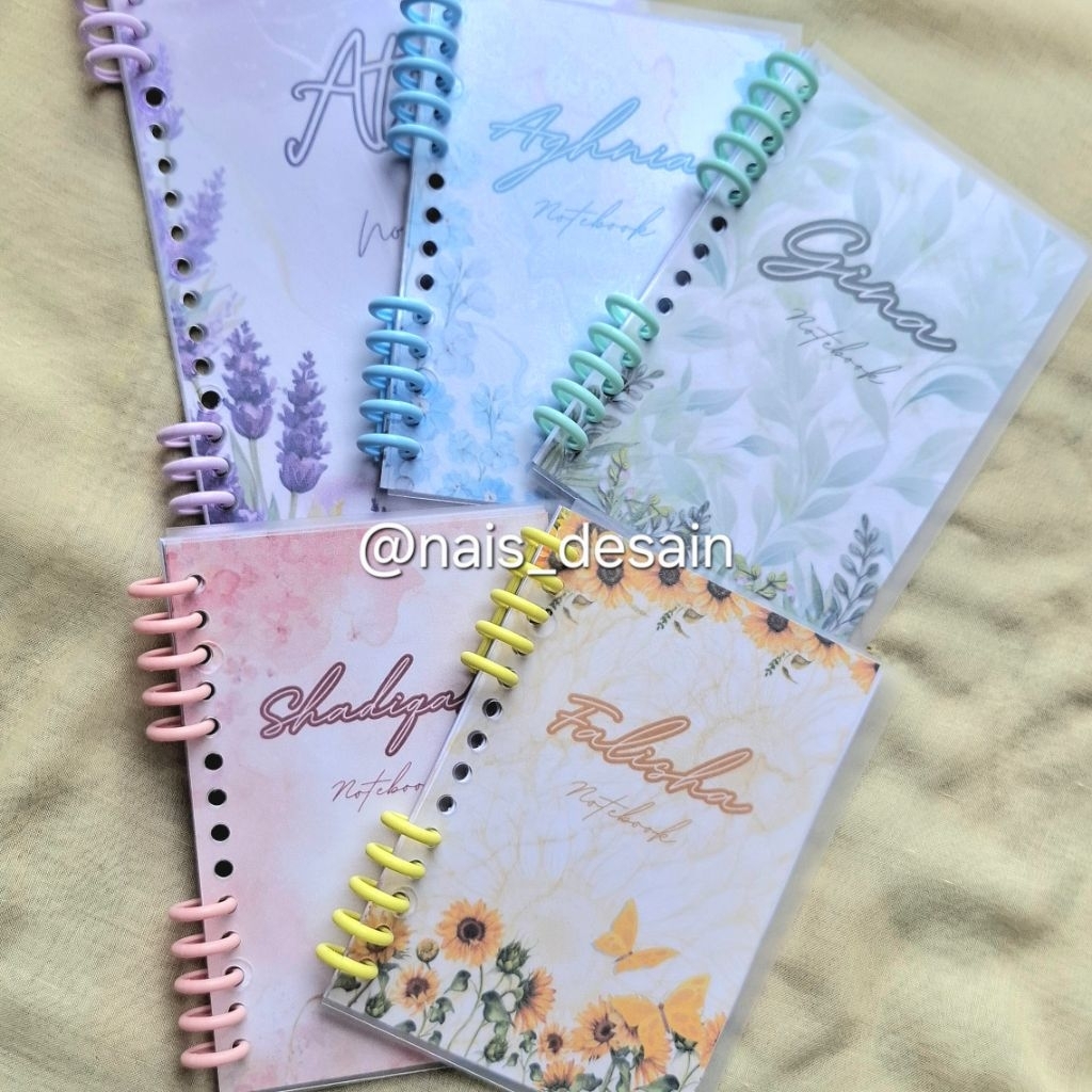 Notebook Custom / Notebook Mini Custom / Notebook Binder Custom / Notebook Custom Nama / Notebook A5