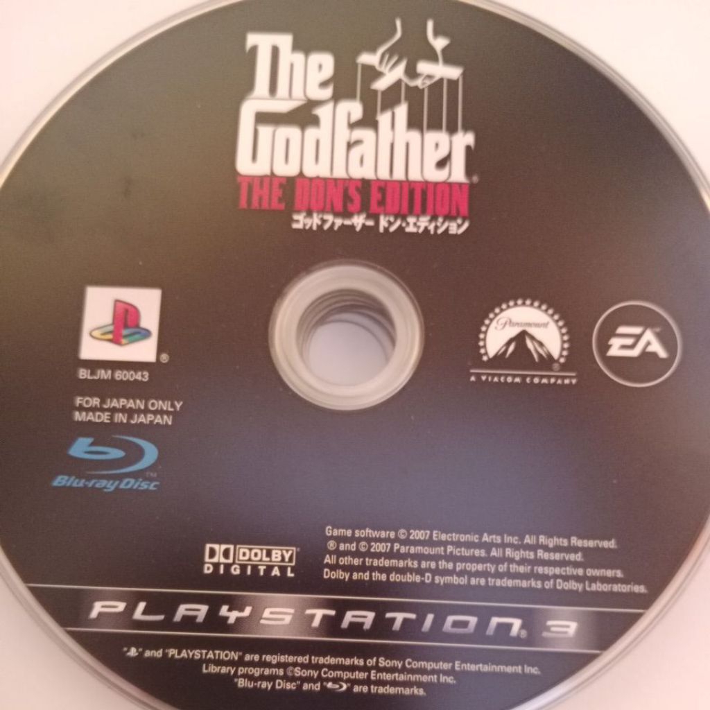 KASET PS3 THE GODFATHER SECOND