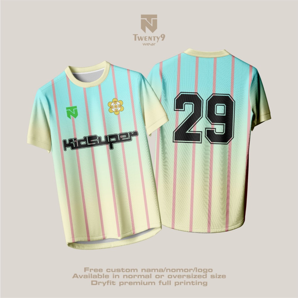 Jersey PADEL CHILL KIDSUPER TOSCA CREAM SUMMER Full Printing Unisex Pria/Wanita Custom Olahraga Pade