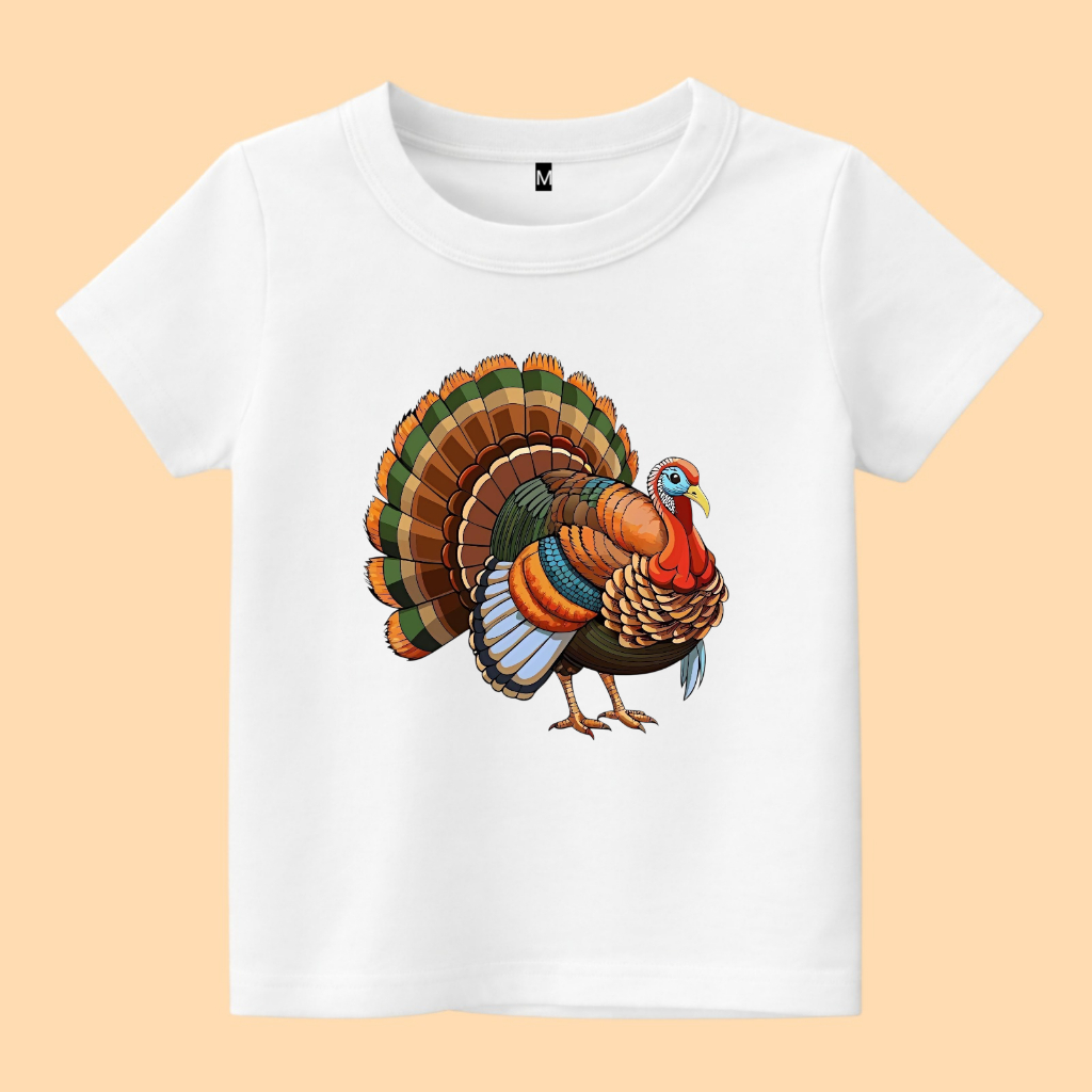 Baju kaos anak ayam kalkun