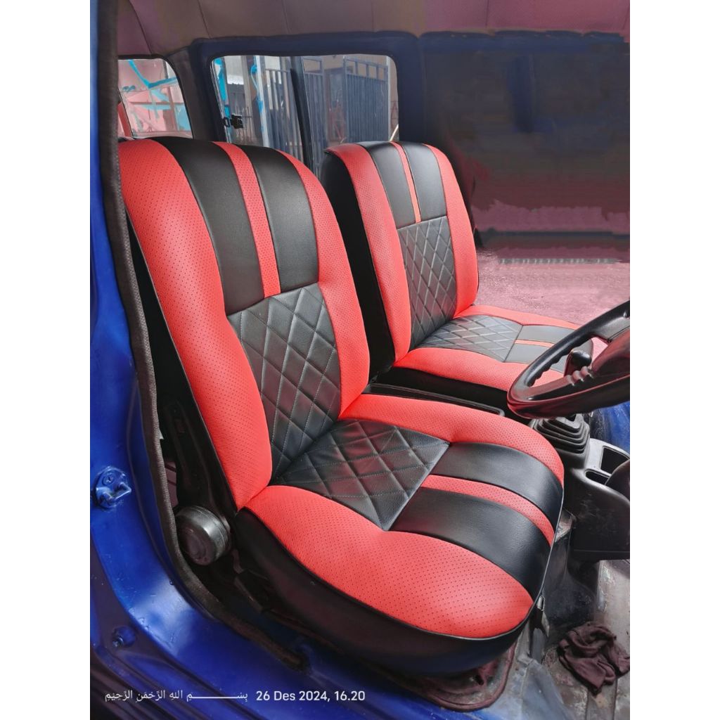 Sarung Jok Mobil Untuk Semua Jenis Carry Minibus, Angkot, Realvan, Carry 1.0/1.5 Motif Wajik Ful Bus