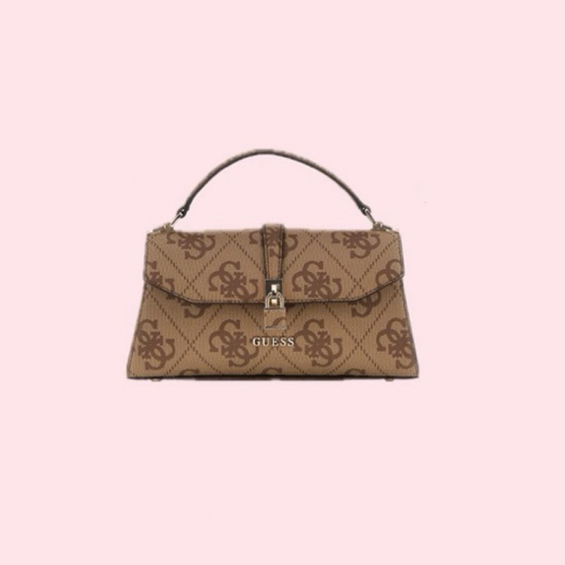 Tas Guess Queensland Top Handle Flap - Latte