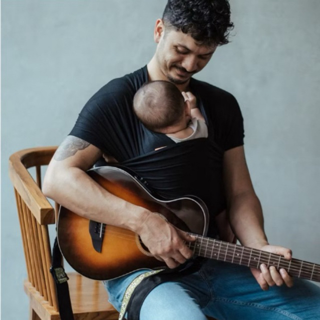 Preloved Baby Wrap Mere et Moi Black