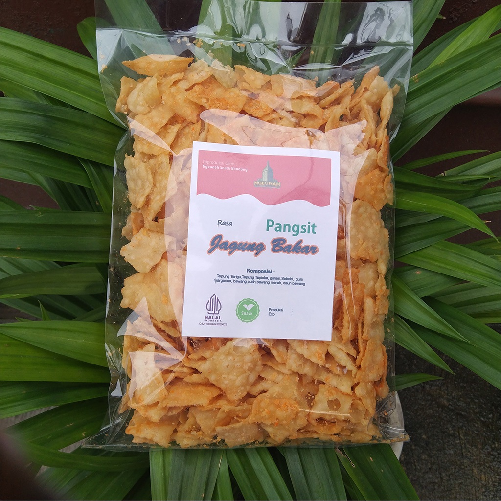 KRIPIK PANGSIT BAWANG 1 KG / PANGSIT GORENG- (Rasa – JAGUNG BAKAR ) Murah Enak / Kiloan