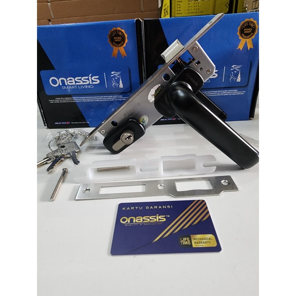 LEVER HANDLE LHD ONASSIS ELEGAN FULL SET ONASSIS KOMPLIT BODY KUNCI