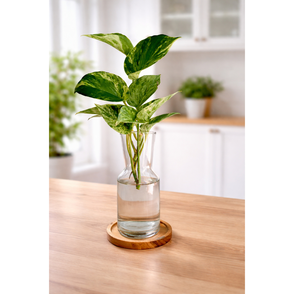 Vas Kaca Minimalis Hias Bening Kaca Bunga Hidroponik Vas Tabung Vas Bunga Air