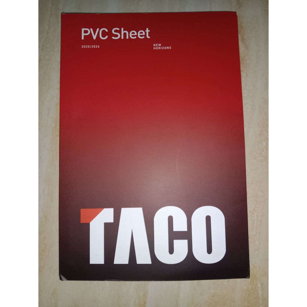 KATALOG TACO PVC SHEET EDISI TERBARU 2026 / CATALOG TACO SHEET ORIGINAL TERMURAH 2026 / EDISI LAMA 2