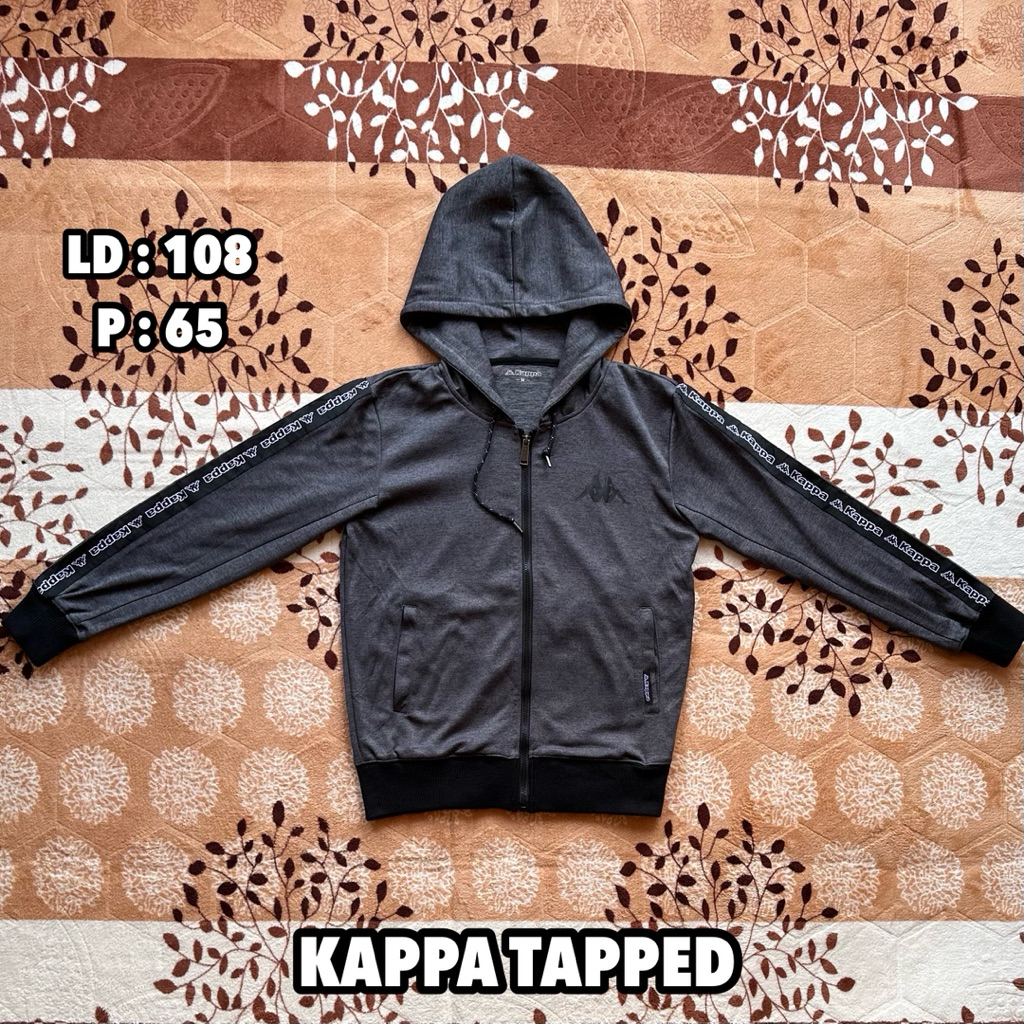 KAPPA Tapped - Tracktop Hoodie (Grey & Black) M