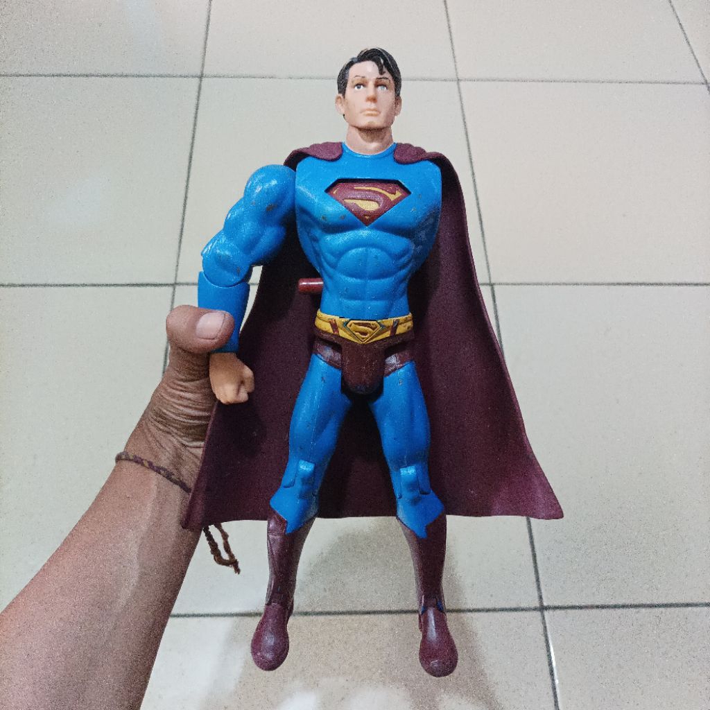 Vintage Original Mattel Superman Returns Jumbo Mainan Action Figure