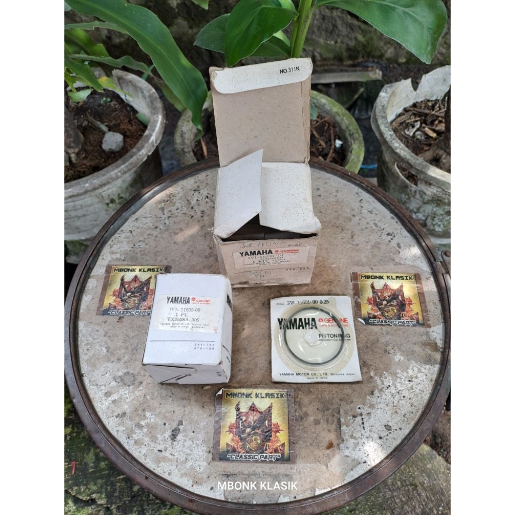 piston yamaha rx100 ORIGINAL NOS 1V1 piston rx100 piston rx 100 seher yamaha rx100