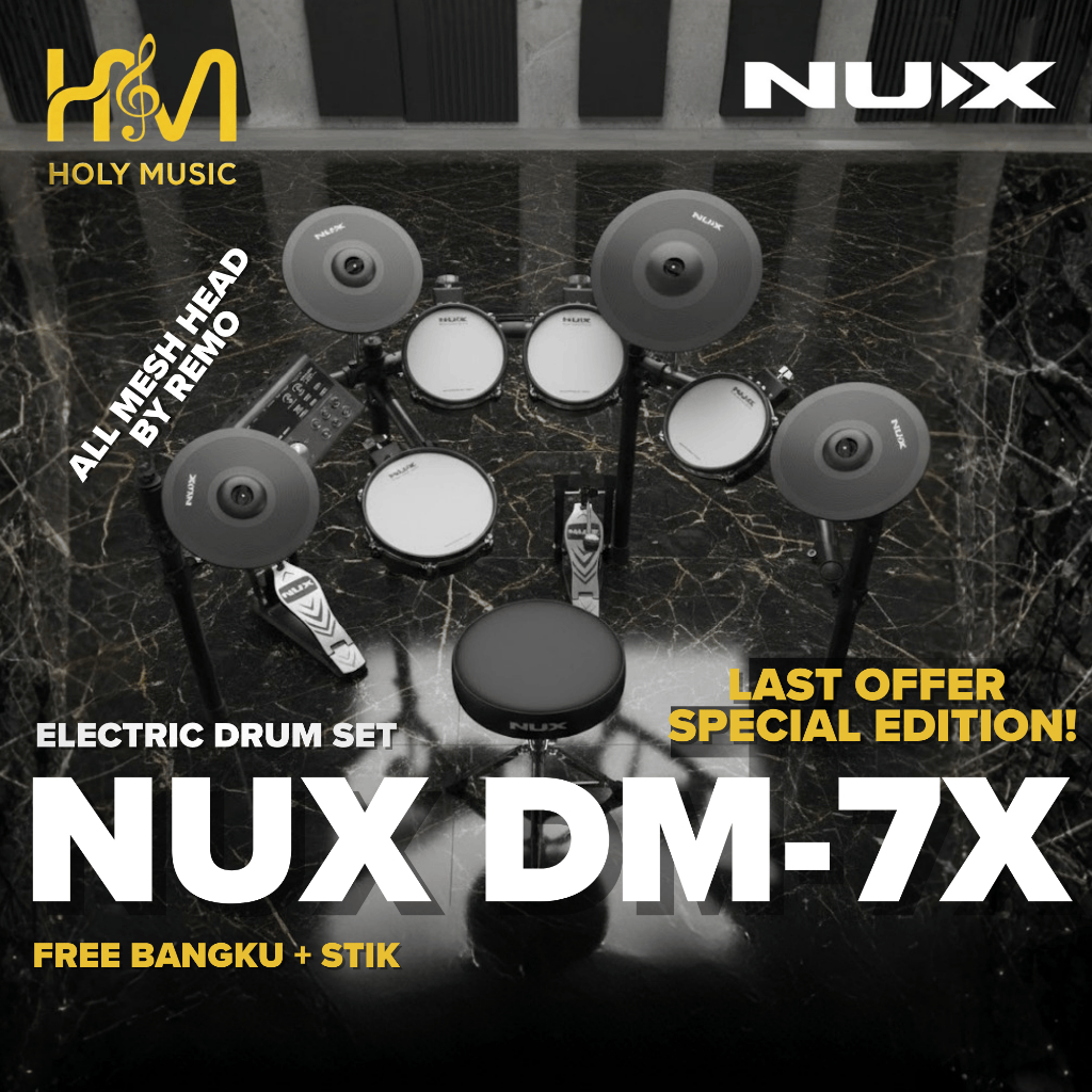 DRUM ELECTRIC NUX DM-7x DRUM NUX DM7x
