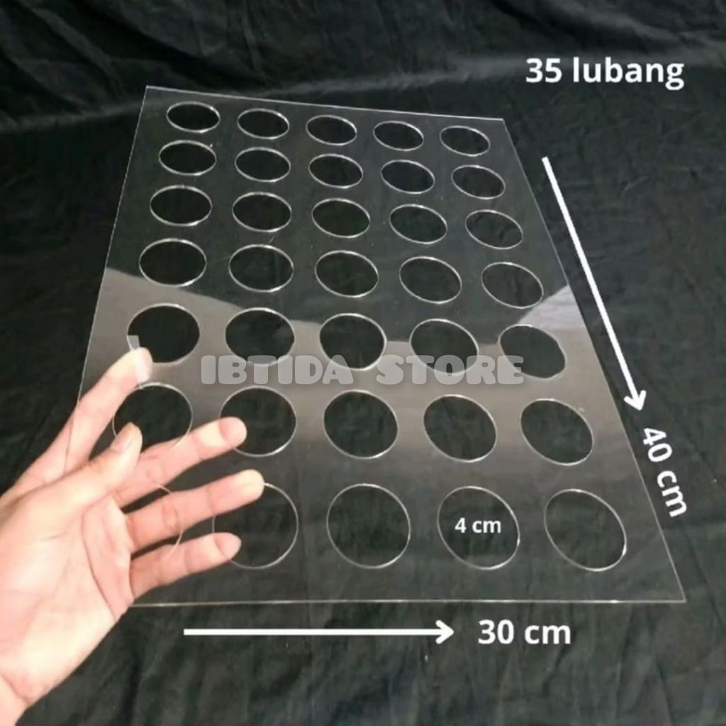 Cetakan Almond crispy Bahan Akrilik/Cetakan Coklat Almond Crispy/Cetakan Macaron Daquoise