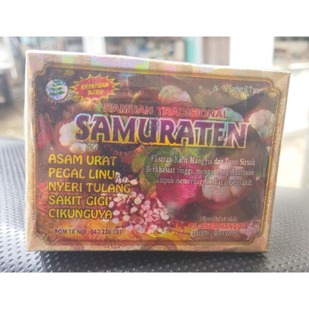 Samuraten ekstra kulit manggis dan daun sirsak