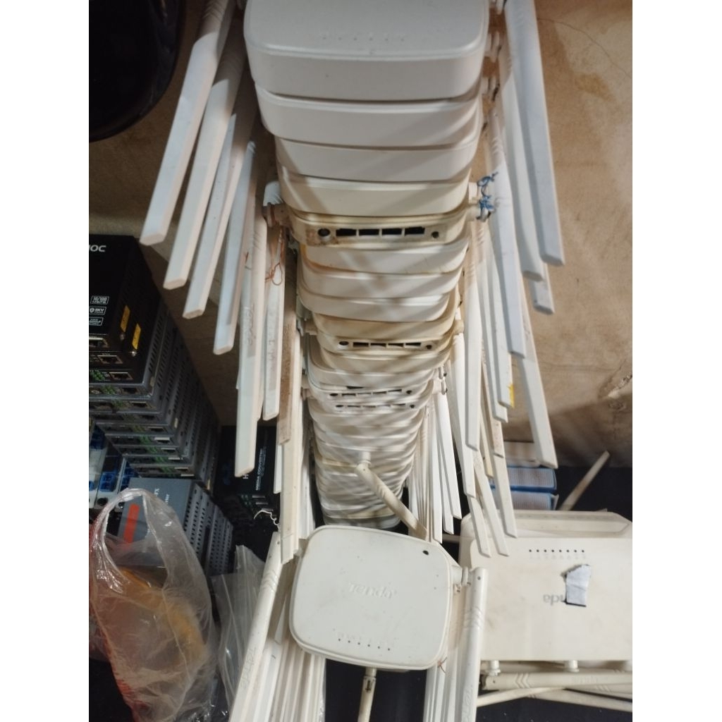 Tenda n301 bekas (second) + adaptor