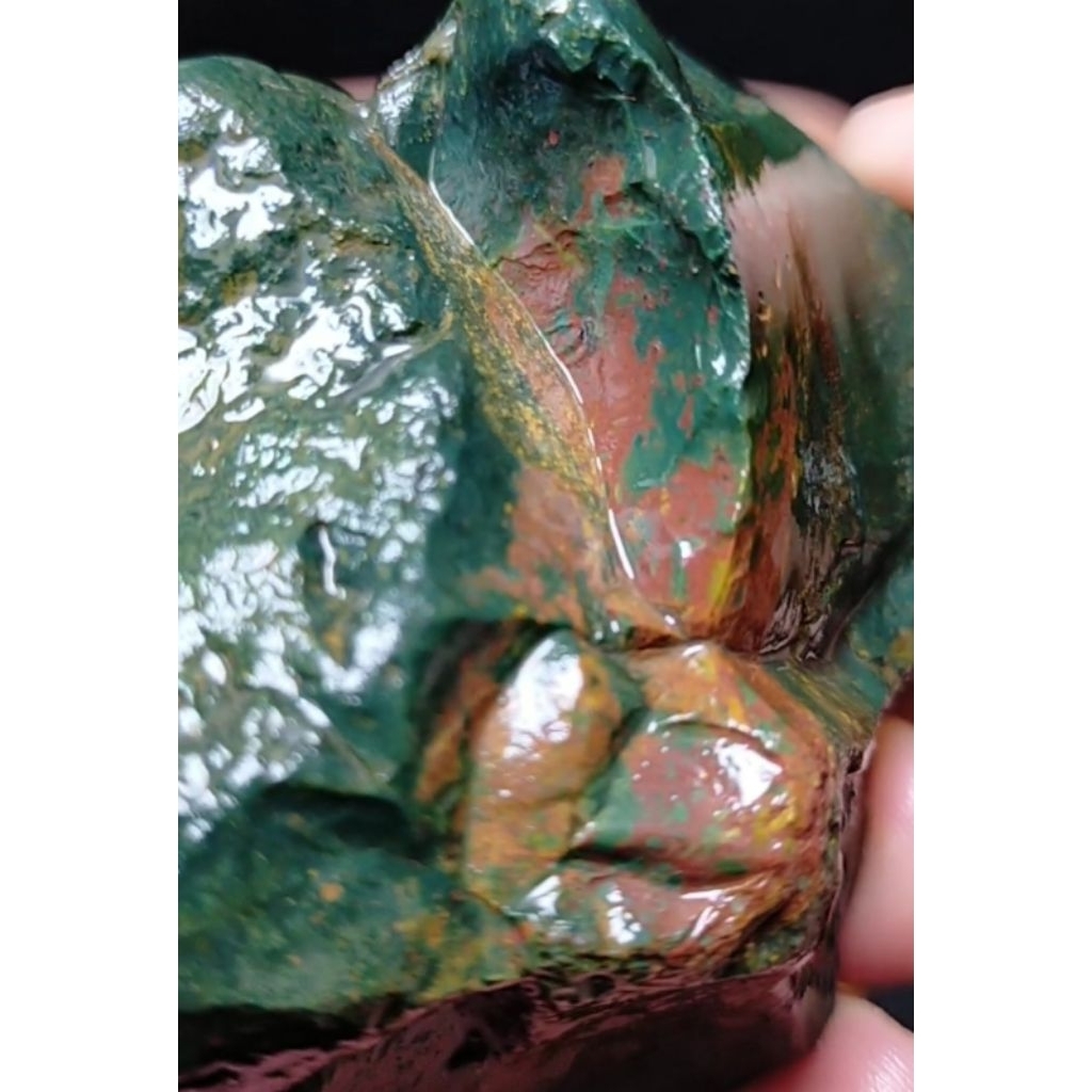 NS 26 - 3 Ons - Batu NOGOSUI / BLOOD STONE / Bercak Darah - Klasik Multi Warna