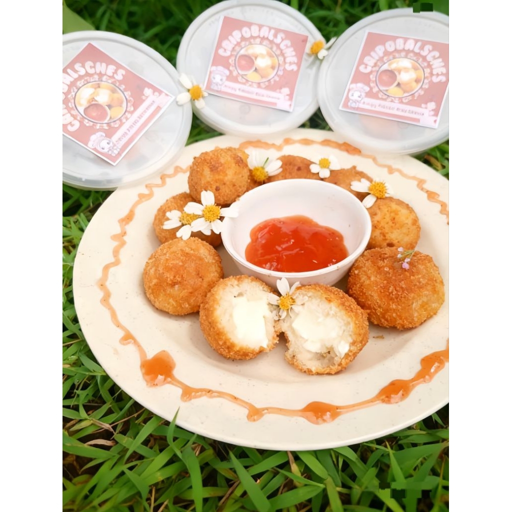 Crispy Potatos Balls Cheese