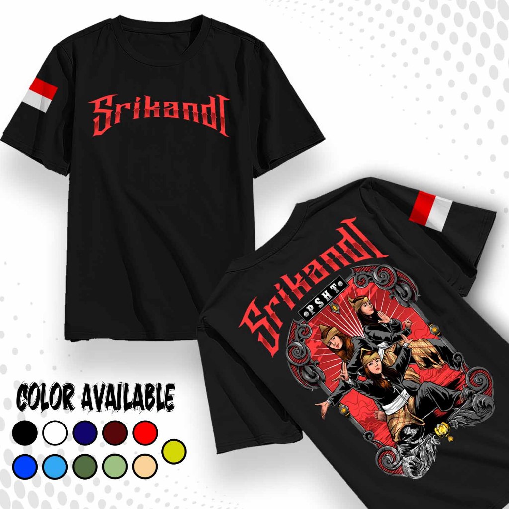 Kaos Distro PSHT Setia Hati Terate SRIKANDI-VEKTOR Kaos PSHT 1922 Raja Tega Srikandi SH Kopashter