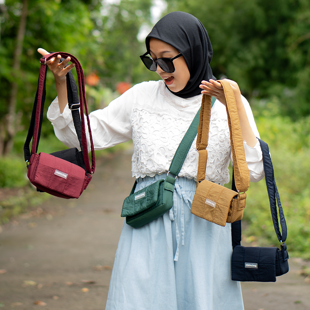 Tas Selempang Kecil Mini HP/Dompet HP/Tas Mungil /Slingbag Wanita Cewek /Tas HP Handphone Bahan Nylo