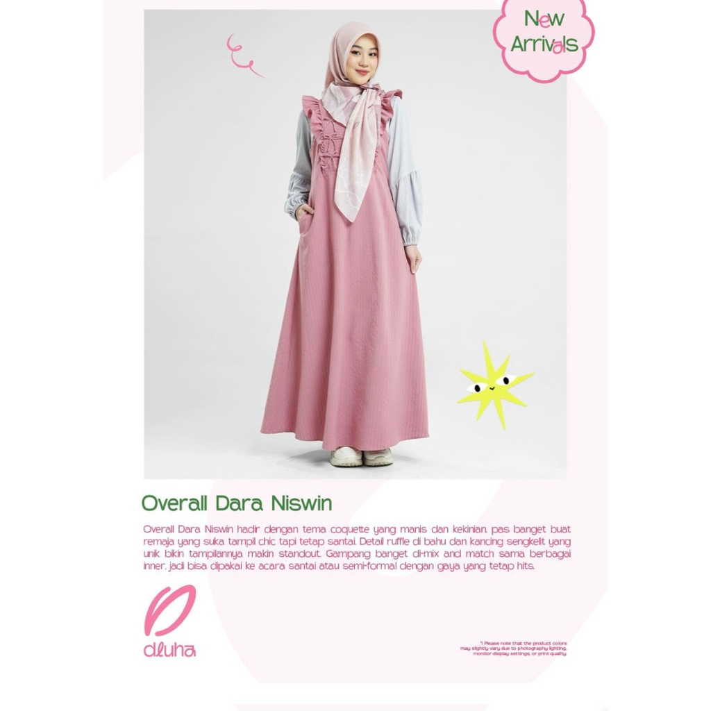 Rabbani - overall remaja wanita OVERALL DARA NISWIN