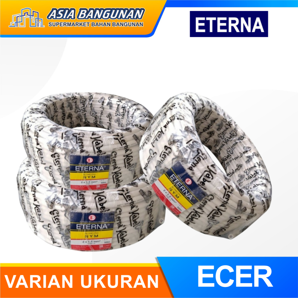 Eterna Kabel 3 X 2,5 Nym White Eceran