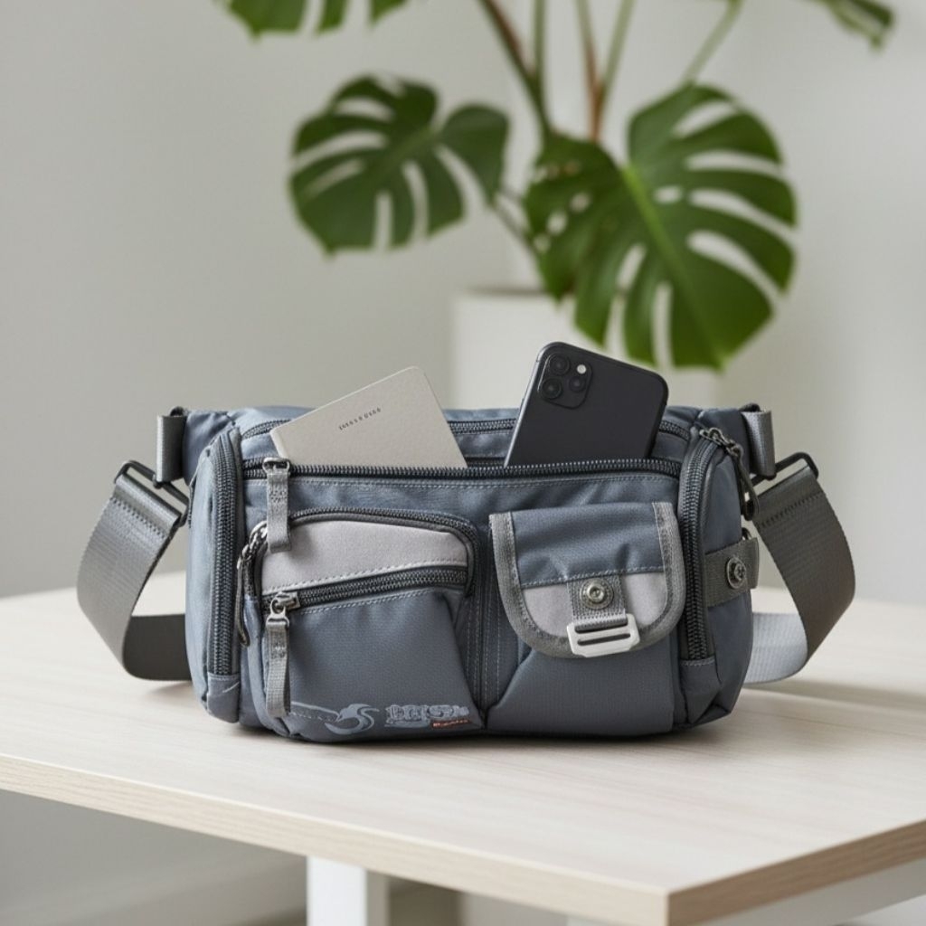 Tas Waistbag/Pinggang/Kompek Jungle Surf 00131
