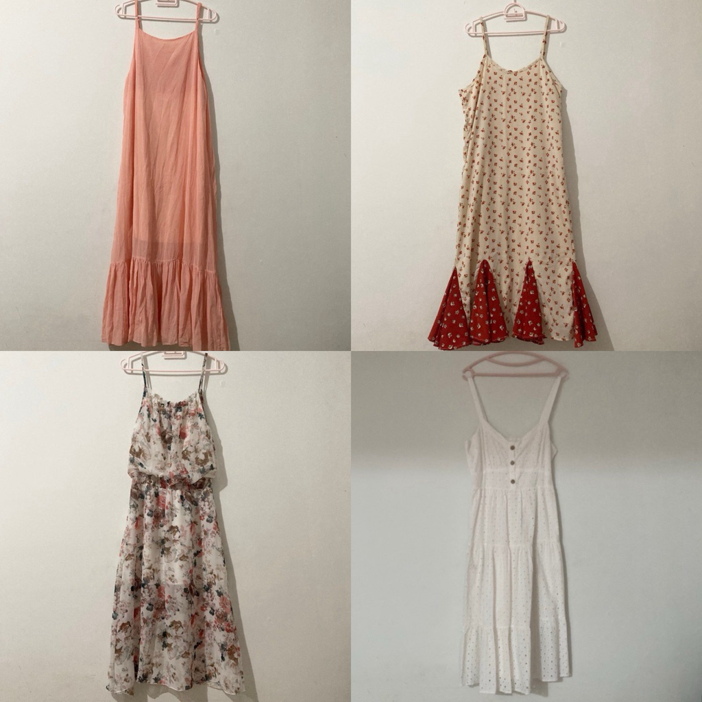 Overall Korean Style Dress Preloved