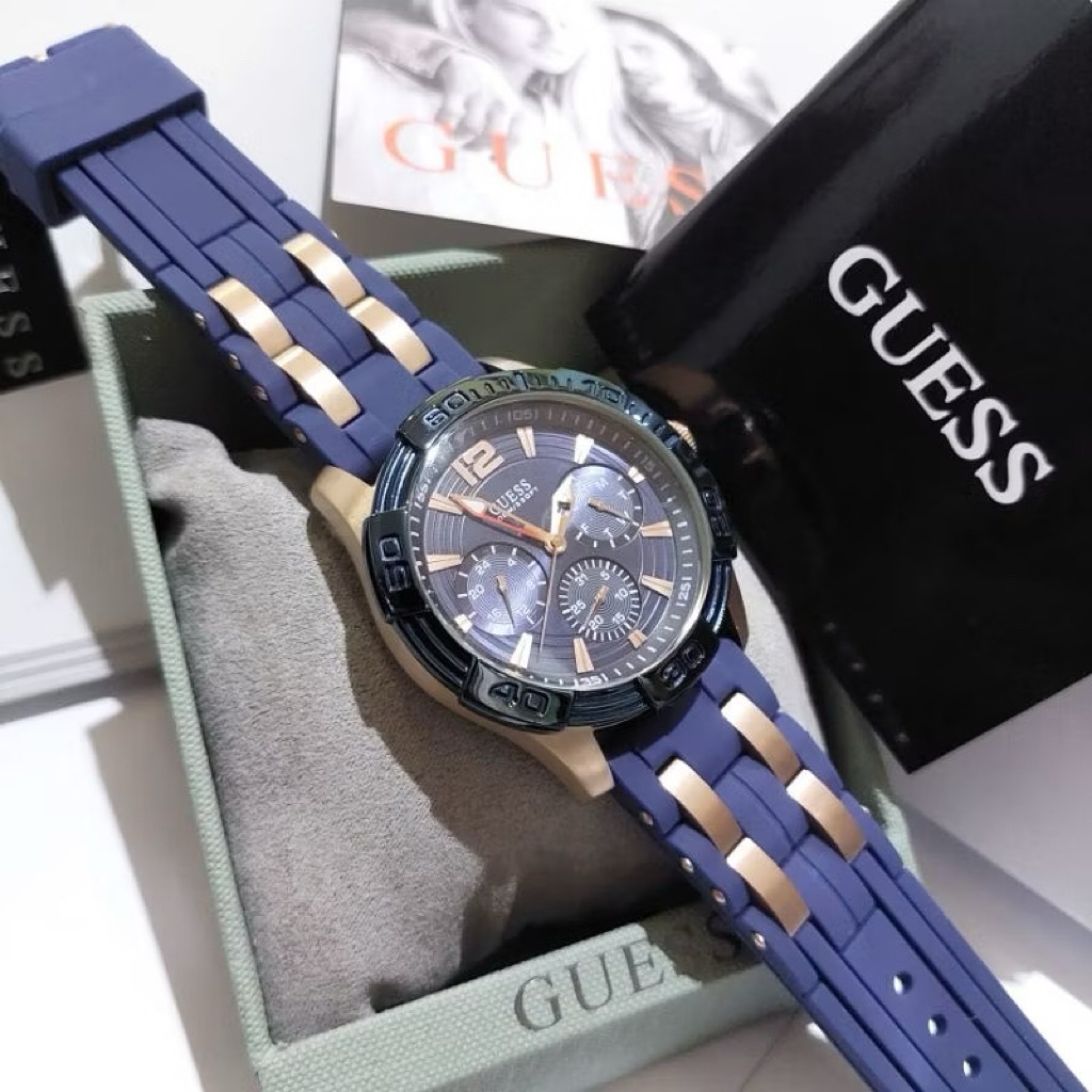 Jam Tangan Pria Guess Branded Jam Gues || Preloved GUESS WATCH W0366G4