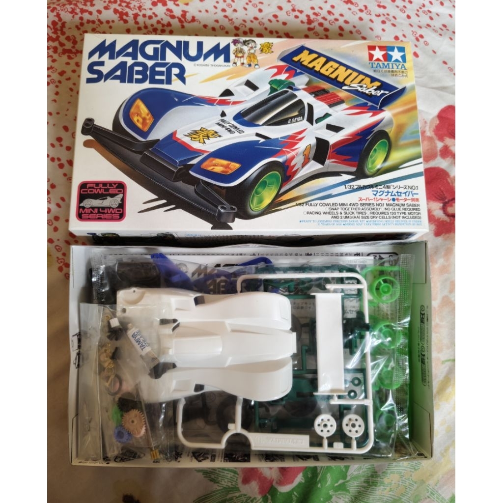 Tamiya Mini 4WD Magnum Saber Made in Japan komik