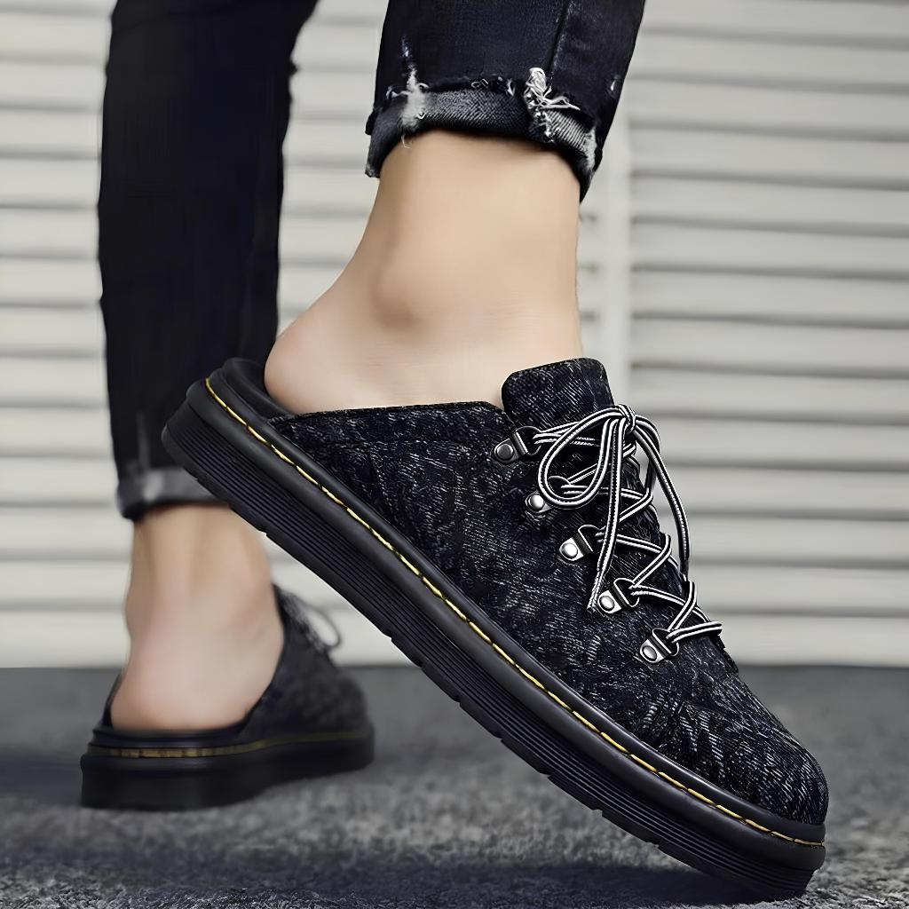 SIGMA PROJECT - Sepatu Sandal Pria Sandal Slide Bustong Selop pria Boston