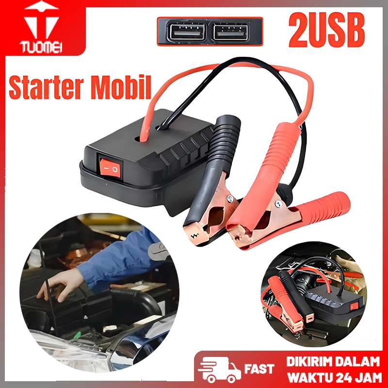 Starter Mobil Makita – Adaptor Baterai Lithium untuk Charger Aki & Pemantik Mesin Mobil