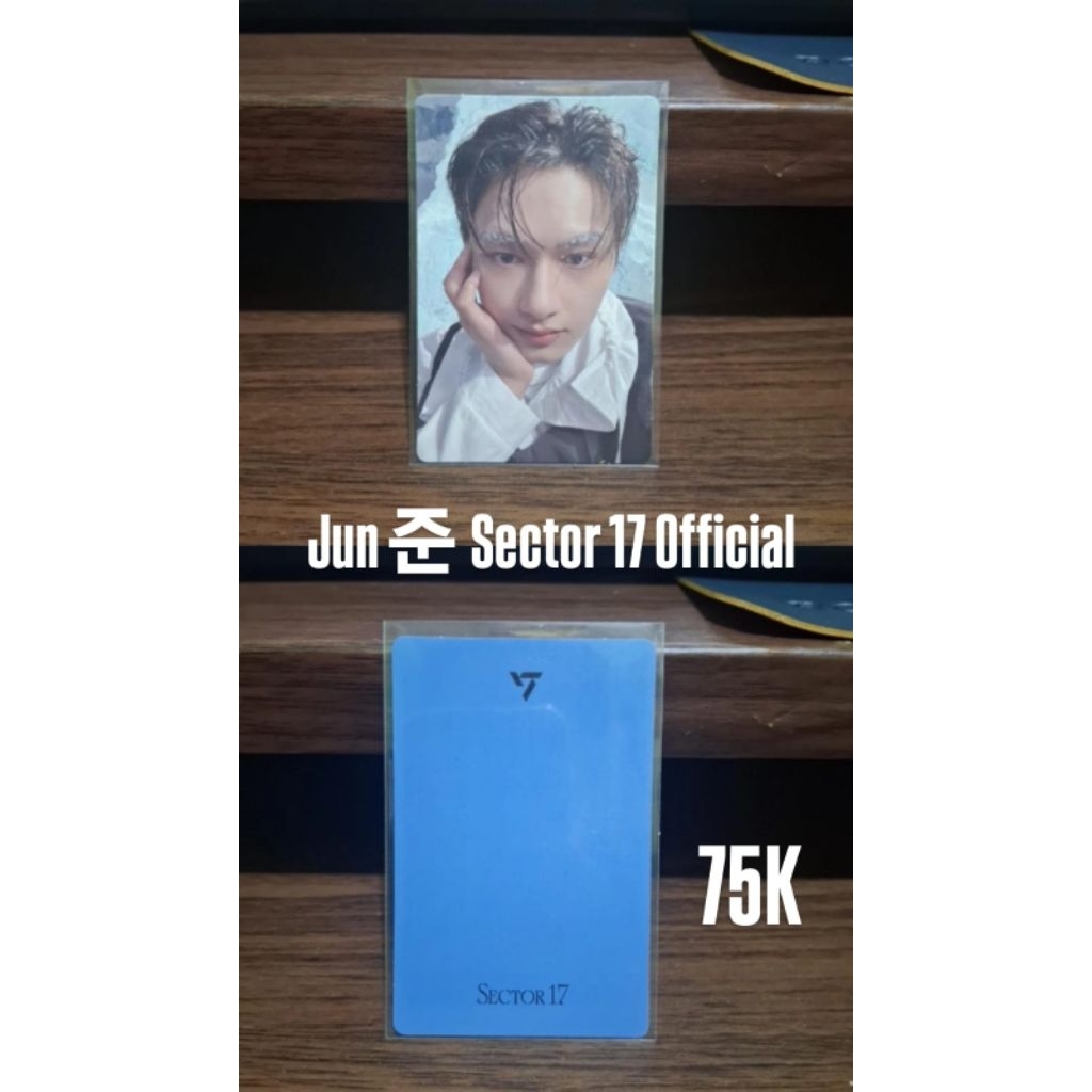 Seventeen Sector 17 Compact Ver. Jun Photocard Seventeen Jun Official