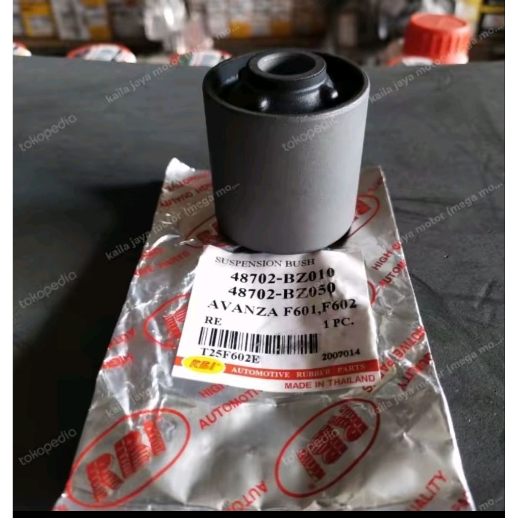 BUSHING ARM BELAKANG AVANZA LAMA MEREK RBI ASLI THAILAND 48702-BZ010/BZ050