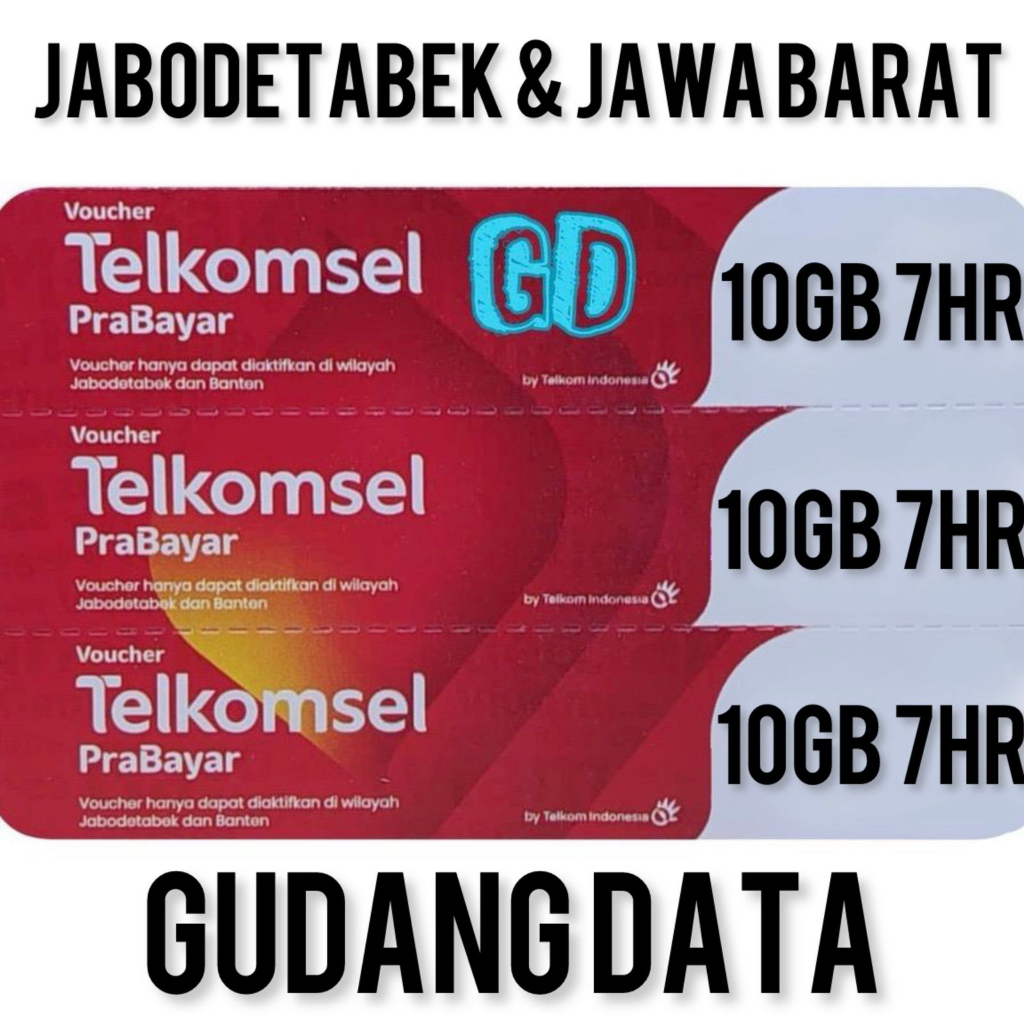 Voucher Telkomsel 10GB 7Hari